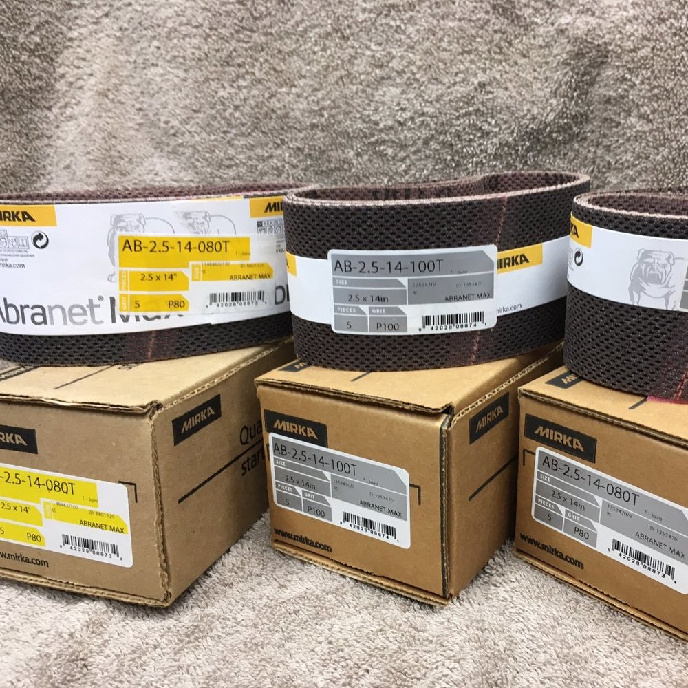 1-1/2" x 14" Mirka Sanding Belts